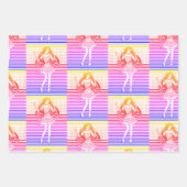 Regenbogen Freundin Geschenkpapier Set (Vorderseite 2)