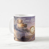 Regenbogen-Friedens- und Wunderweltposter Kaffeetasse (Vorderseite Links)