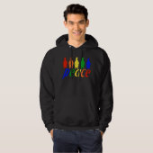 Regenbogen-FriedensPinguine Hoodie (Vorne ganz)