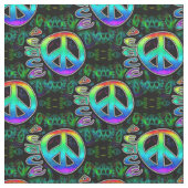 Regenbogen-Friedenssymbol Stoff (Nahaufnahme)