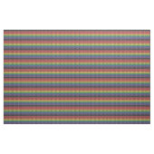 Regenbogen-Friedenszeichen auf Schwarzem Stoff (Yard (91,4 cm))