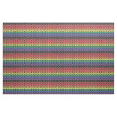 Regenbogen-Friedenszeichen auf Schwarzem Stoff (Fat Quarter (45,7 x 55,9 cm))