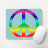 Regenbogen-Friedenszeichen-Produkte Mousepad (Mit Mouse)