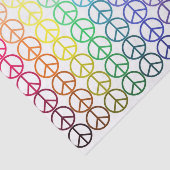 Regenbogen-Friedenszeichen-Seidenpapier Seidenpapier (Ausschnitt)