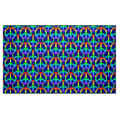 Regenbogen-Friedenszeichen Stoff (Fat Quarter (45,7 x 55,9 cm))