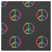 Regenbogen-Friedenszeichen Stoff (Nahaufnahme)