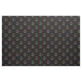 Regenbogen-Friedenszeichen Stoff (Fat Quarter (45,7 x 55,9 cm))