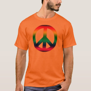 Regenbogen-Friedenszeichen T-Shirt