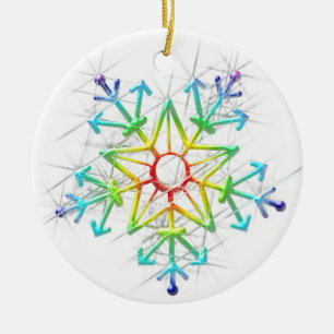 Regenbogen Frost 1 Ornament