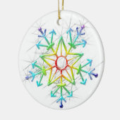 Regenbogen Frost 1 Ornament (Links)