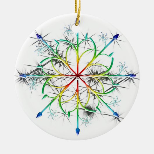 Regenbogen Frost 2 Ornament (Vorne)