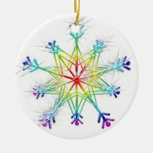 Regenbogen Frost 3 Ornament