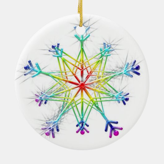 Regenbogen Frost 3 Ornament (Hinten)