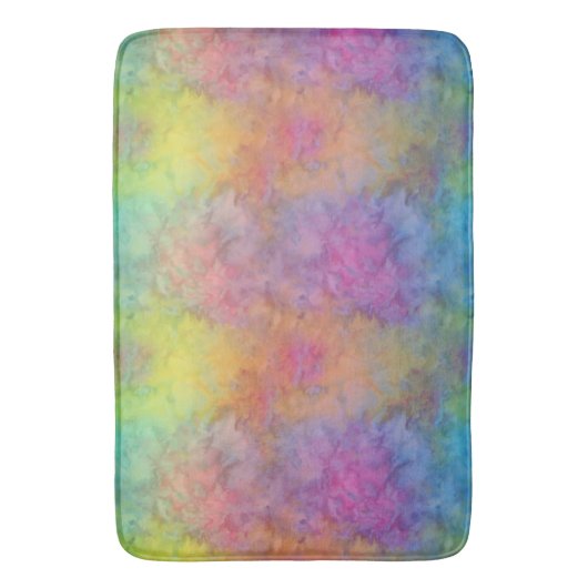 [Regenbogen Frost] mehrfarbige gefärbte Krawatte Badematte (Vorderseite Vertikal)
