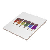 Regenbogen-Frozen-Pop-Parade Fliese (Seite)