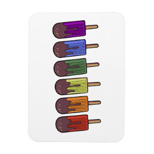 Regenbogen-Frozen-Pop-Parade Magnet