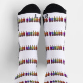 Regenbogen-Frozen-Pop-Parade Socken (Oben)
