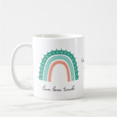 Regenbogen fügen Sie Ihre eigene Kaffee-Tasse hinz Kaffeetasse (Links)