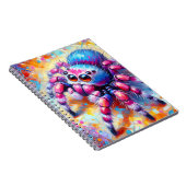 Regenbogen-Funkel-Spinne-Notizbuch Notizblock (Rechte Seite)