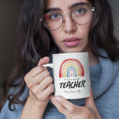 Regenbogen für den weltgrößten Lehrer Kaffeetasse
