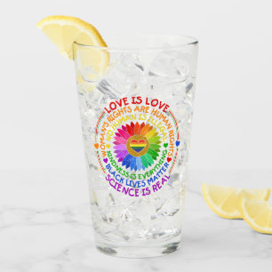Regenbogen für Flora und Fauna Politischer und soz Glas