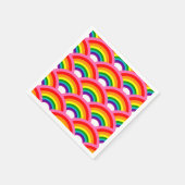 Regenbogen für immer Muster Serviette (Ecke)