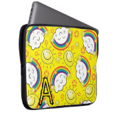 Regenbogen für Laptop, Sonne, Wolken, Gelb Laptopschutzhülle (Vorne Rechts)