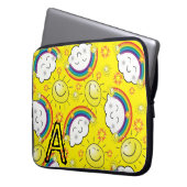 Regenbogen für Laptop, Sonne, Wolken, Gelb Laptopschutzhülle (Vorderseite Links)