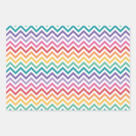 Regenbogen für Sie Geschenkpapier Set (Vorderseite 3)