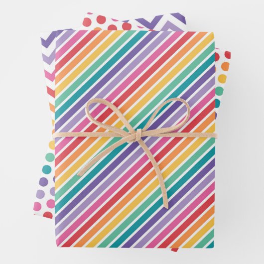 Regenbogen für Sie Geschenkpapier Set (Beispiel)