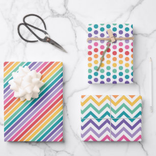 Regenbogen für Sie Geschenkpapier Set