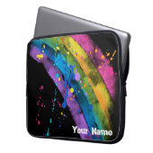 Regenbogen für Wasserfarben Laptopschutzhülle (Vorderseite Links)