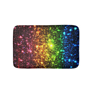 Regenbogen-Galaxie-Badezimmerteppich Badematte