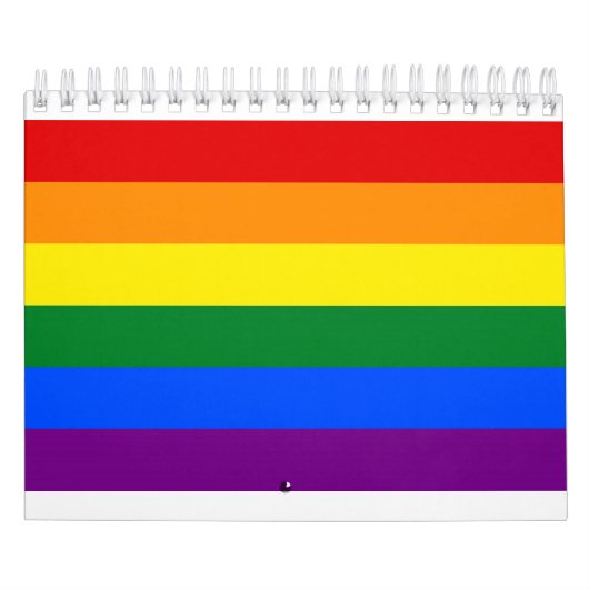 Regenbogen-Gay Pride-Flagge Kalender (Titelbild)