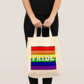 Regenbogen Gay Pride Tragetasche (Vorderseite (Produkt))
