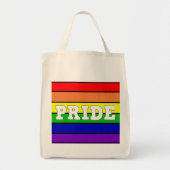 Regenbogen Gay Pride Tragetasche (Vorne)