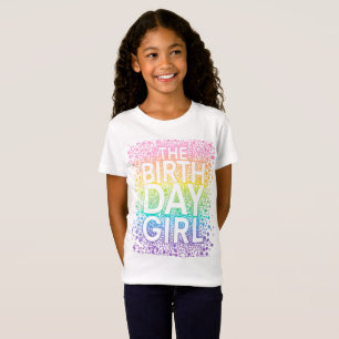 Regenbogen Geburtstags Mädchen T-Shirt