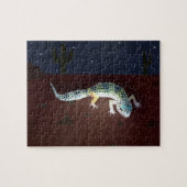 Regenbogen-Gecko Puzzle (Horizontal)
