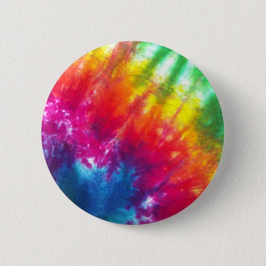 Regenbogen-gefärbte Krawatte Button (Vorderseite)
