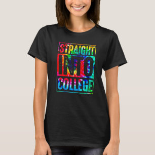 Regenbogen-Gefärbte Krawatte direkt in die Uni zur T-Shirt