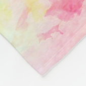 Regenbogen-Gefärbte Krawatte Fleecedecke (Ecke)