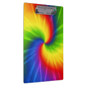 Regenbogen (gefärbte Krawatte) Klemmbrett (Rechts)