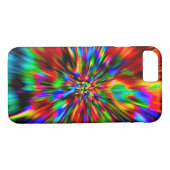 Regenbogen-gefärbte Krawatte kundenspezifischer Case-Mate iPhone Hülle (Rückseite (Horizontal))