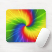 Regenbogen (gefärbte Krawatte) Mousepad (Mit Mouse)
