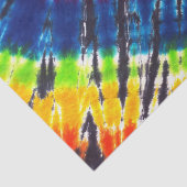 Regenbogen-gefärbte Krawatte Seidenpapier (Ausschnitt)