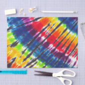 Regenbogen-gefärbte Krawatte Seidenpapier (Handwerk)