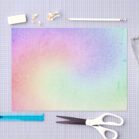 Regenbogen-Gefärbte Krawatte Seidenpapier (Handwerk)