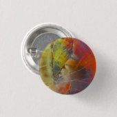 Regenbogen-gefärbtes versteinertes Holz Button (Vorne & Hinten)