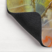 Regenbogen-gefärbtes versteinertes Holz Mousepad (Ecke)