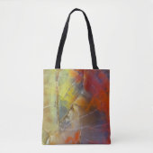 Regenbogen-gefärbtes versteinertes Holz Tasche (Vorderseite)